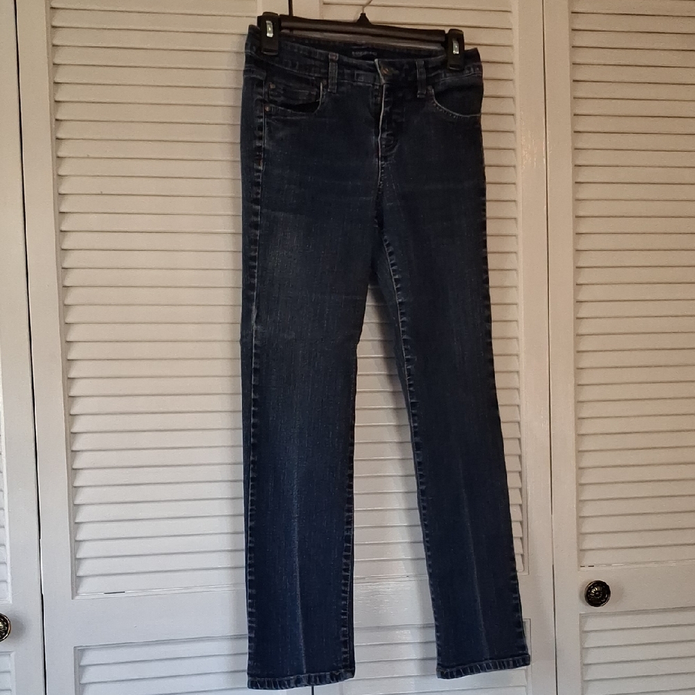 Bandolino Dark Blue Straight Leg Jeans